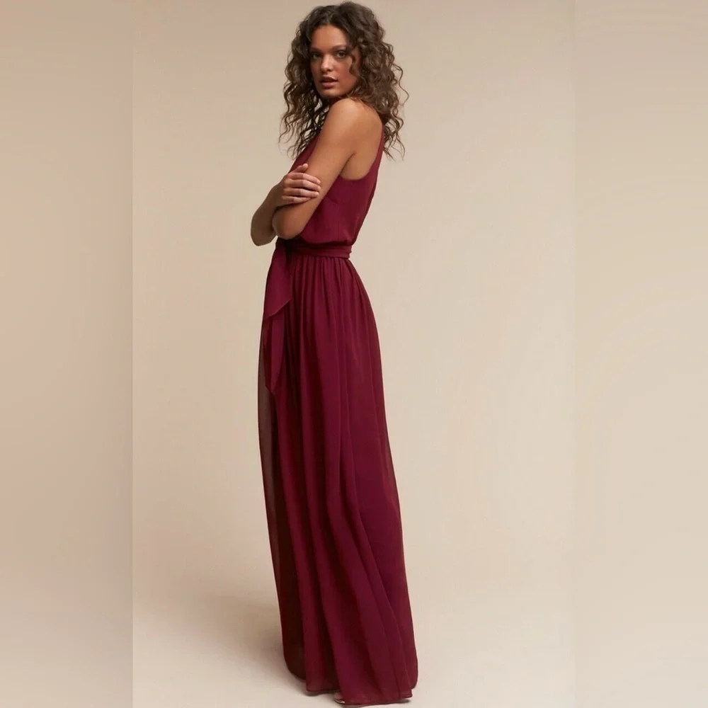 BHLDN | Dresses | New Bhldn 23 Donna Morgan Alana Bridesmaid Wedding Formal Dress Sz 8 Cherry